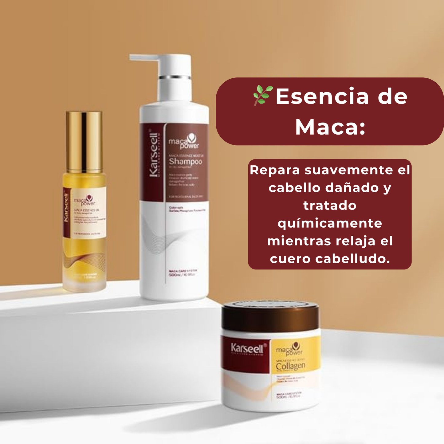 Pack Karseell - Shampoo, Botox y Argan Oil por Dr. USA