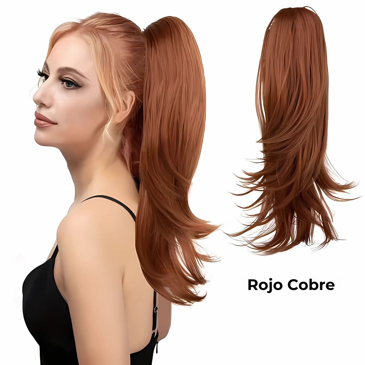 Extensiones De Cabello Cola Larga: GlamLength™