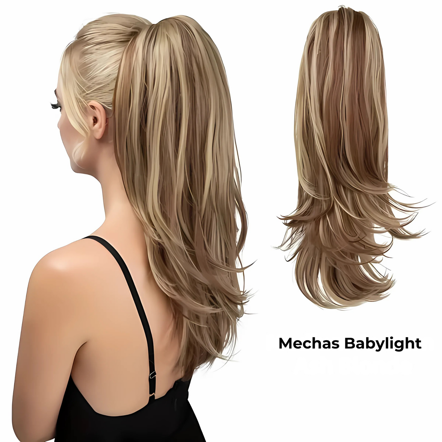 Extensiones De Cabello Cola Larga: GlamLength™