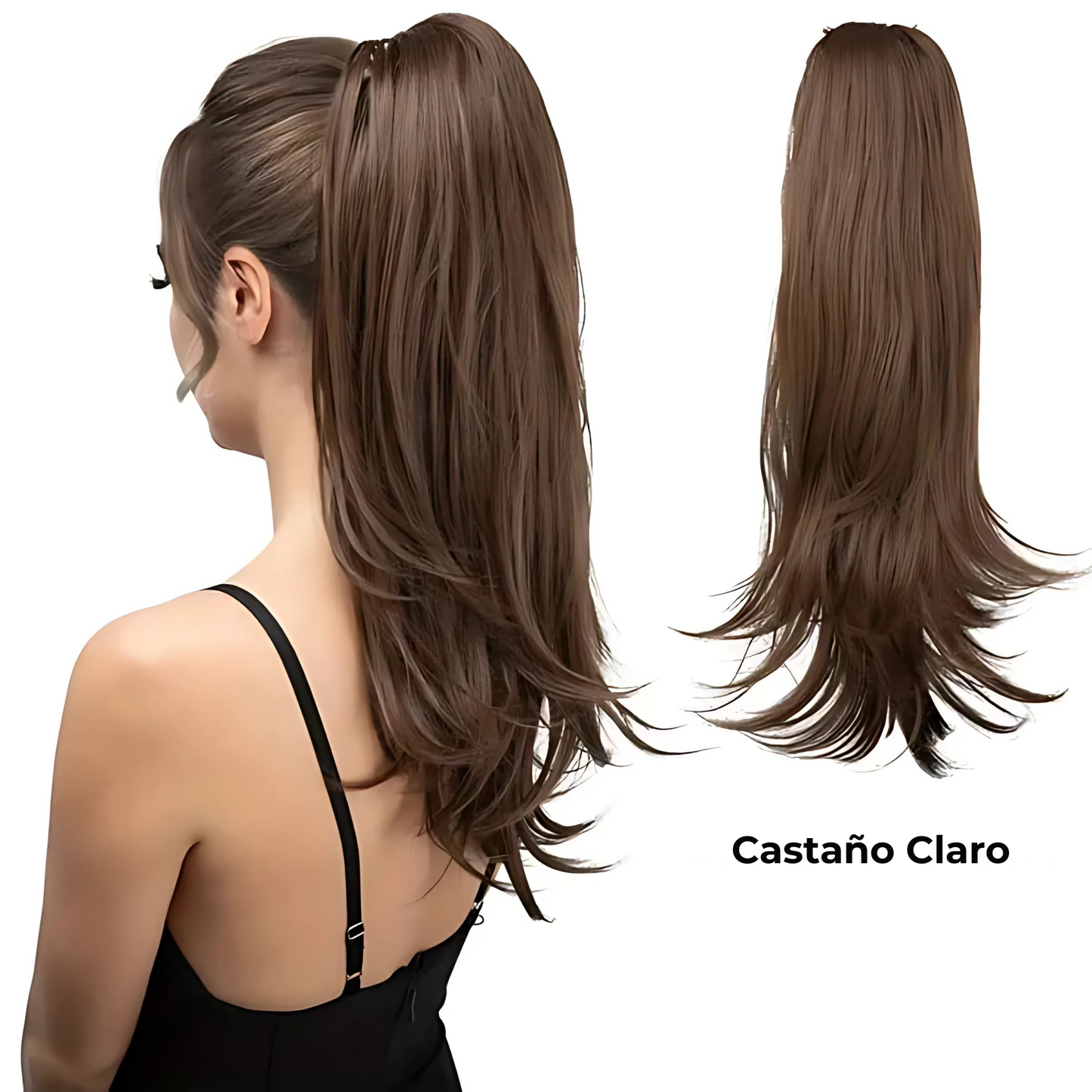 Extensiones De Cabello Cola Larga: GlamLength™