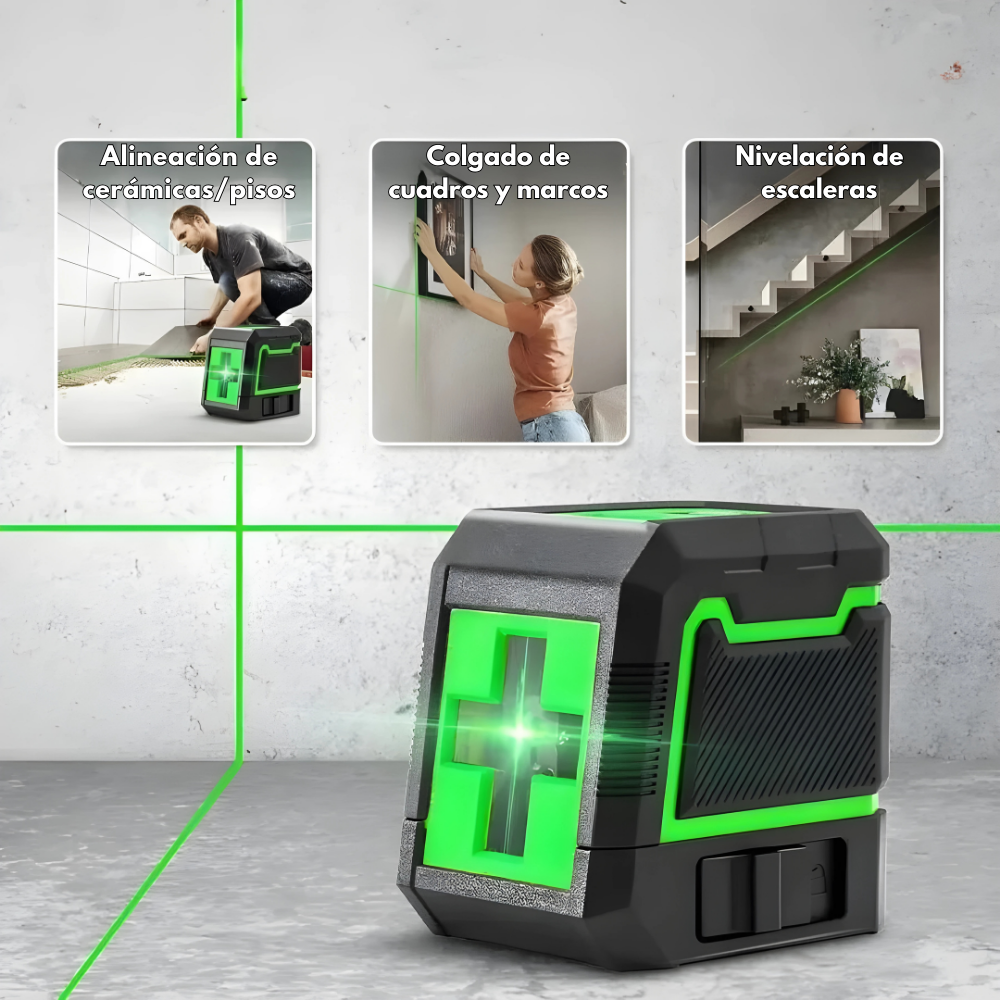 LaserPro™ Nivelador Láser Portátil Inteligente – Precisión en construcción