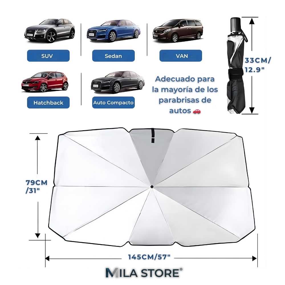 SunGuard - Parasol con Tecnología Reflectante Avanzada
