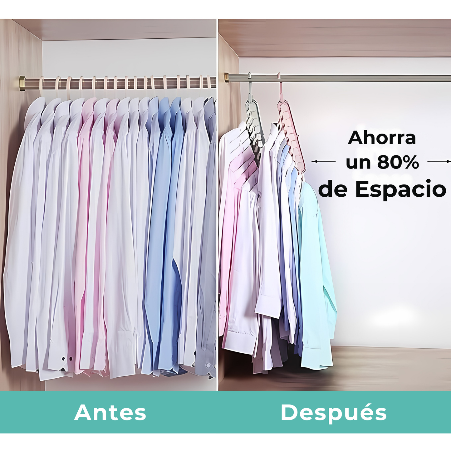 👗 Pack de 3 Colgadores Mágicos