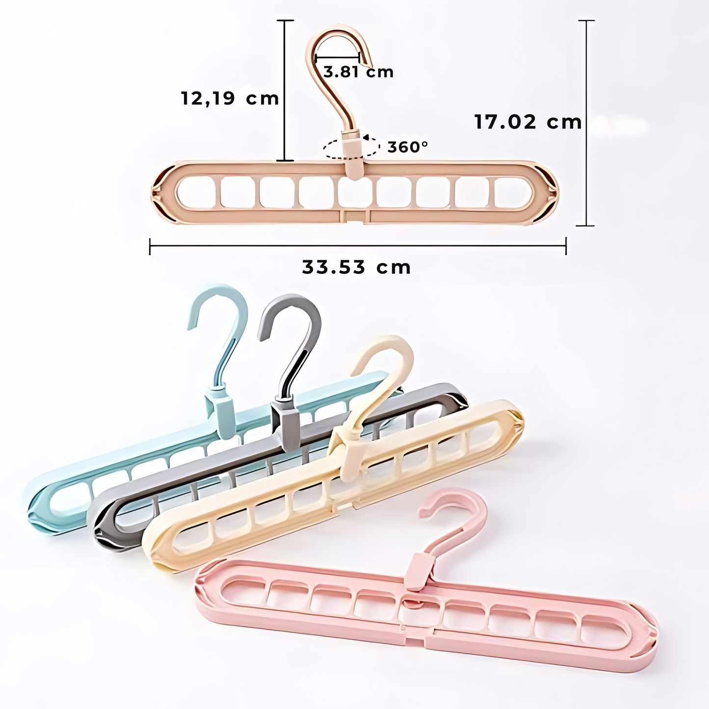 👗 Pack de 3 Colgadores Mágicos