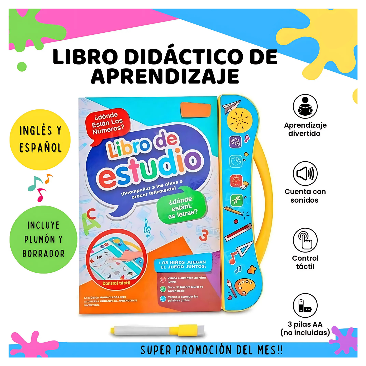 SmartPlay™ - Libro Educativo Didáctico de Aprendizaje