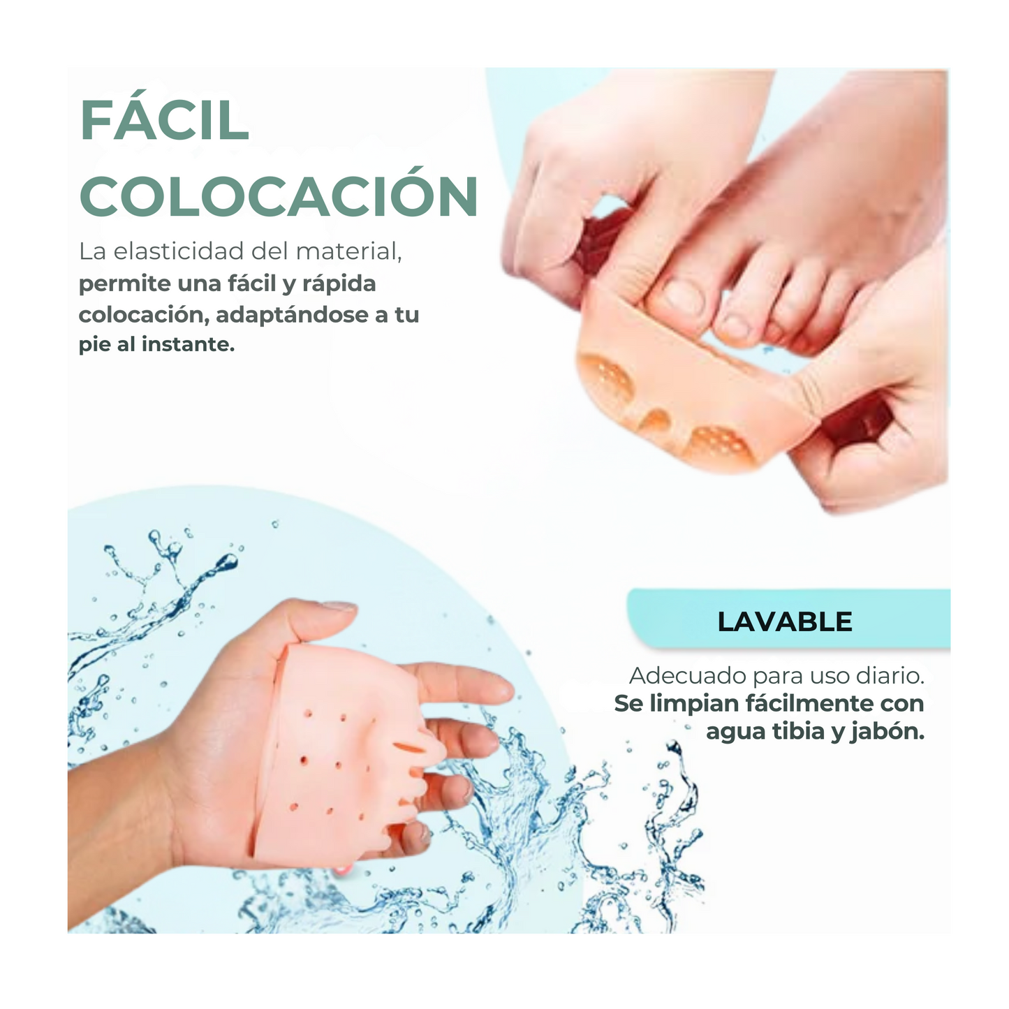 2 Almohadillas Ortopédicas de Silicona - PharmaToe™