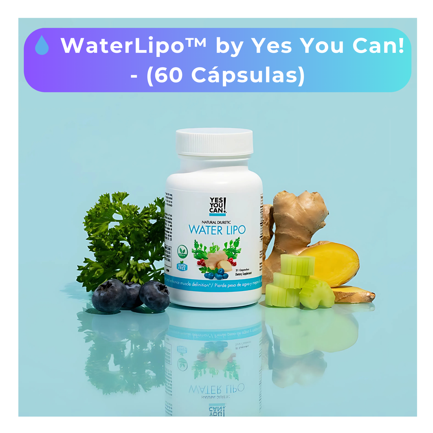 💧 WaterLipo™ by Yes You Can! - (60 Cápsulas)
