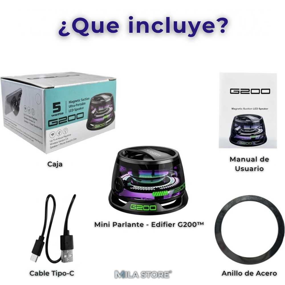 Edifier G200™ – Altavoz Magnético Bluetooth 5.3