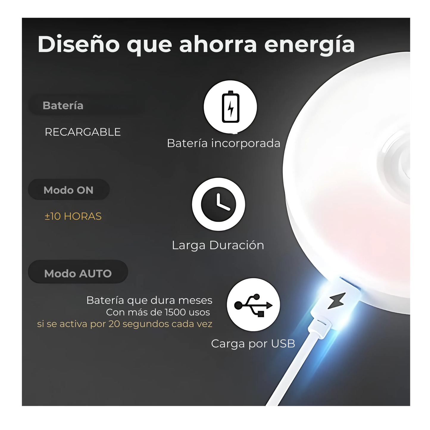 iluminacion Inteligente para tu Hogar: 3x1 Luces LED Inteligentes - GlowSense™