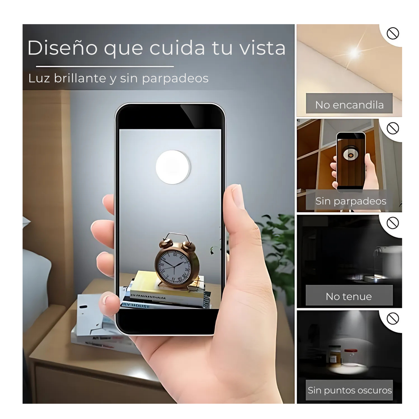 iluminacion Inteligente para tu Hogar: 3x1 Luces LED Inteligentes - GlowSense™
