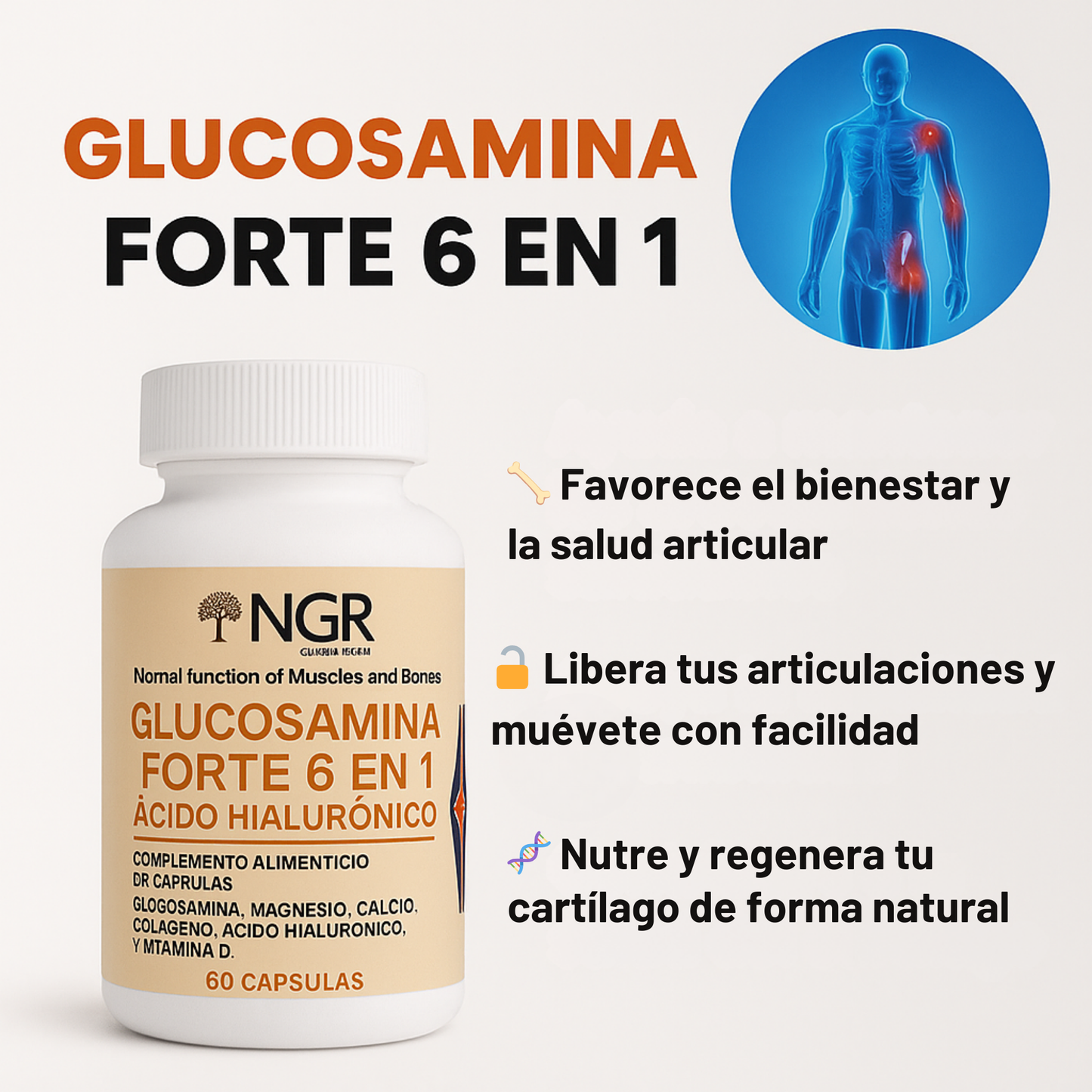 Glucosamina Forte 6 en 1