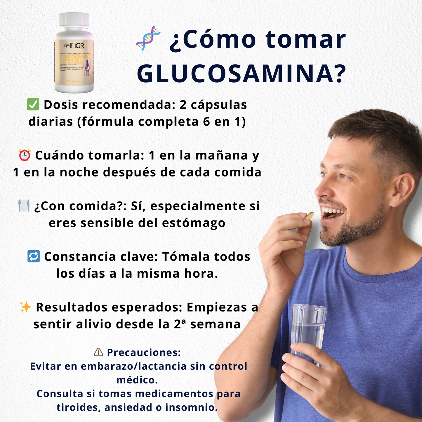 Glucosamina Forte 6 en 1