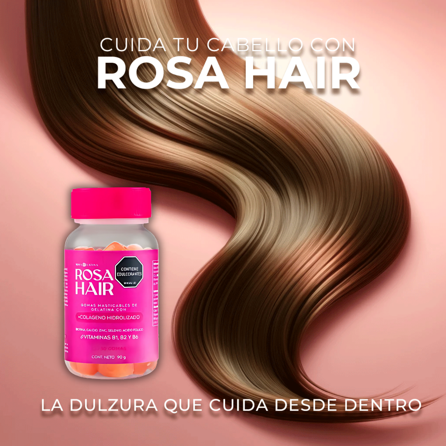🩷 Gomitas - Rosa Hair™