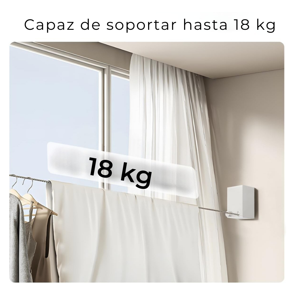 Tendedero Retráctil EasyDry™ – Diseño inteligente. Fuerza imbatible. Confianza en cada uso.