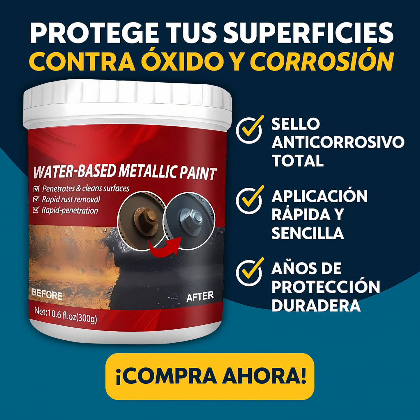 InoxiTech™ - Pintura Antióxido y Corrosión
