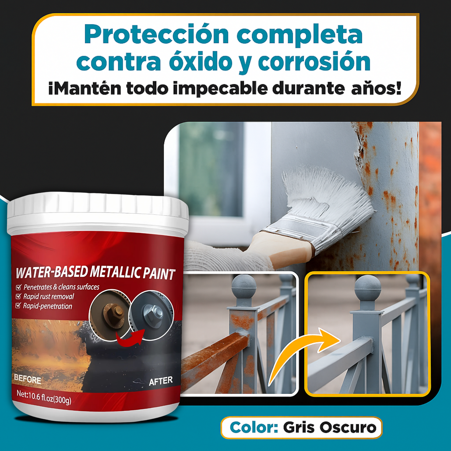 InoxiTech™ - Pintura Antióxido y Corrosión