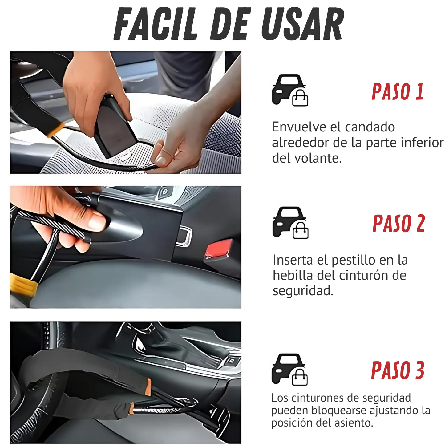 Traba Volante A Cinturon Profesional - SecuryLock™