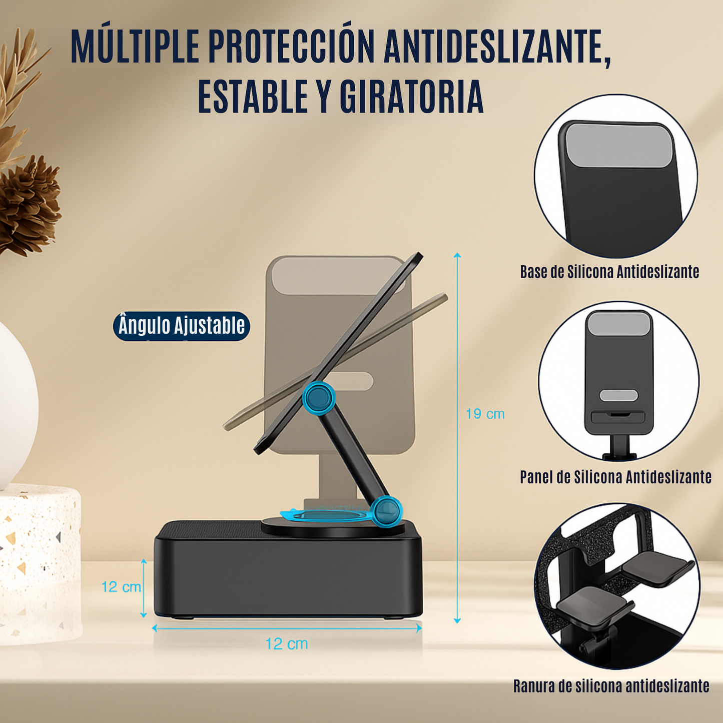 Soporte con Altavoz Bluetooth 5.3 4 en 1 - Voijump™