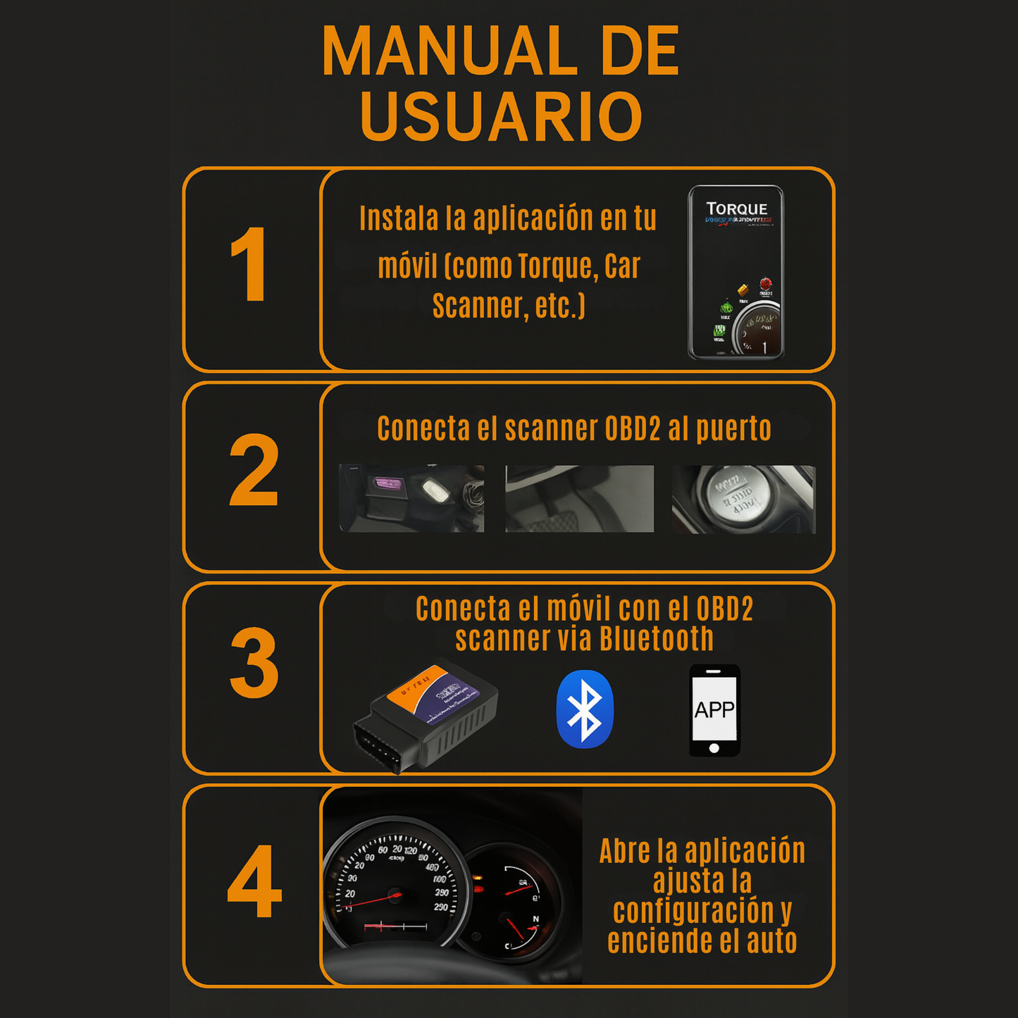 Scanner Automotriz Vidacharmy™ OBD2 WiFi ELM327