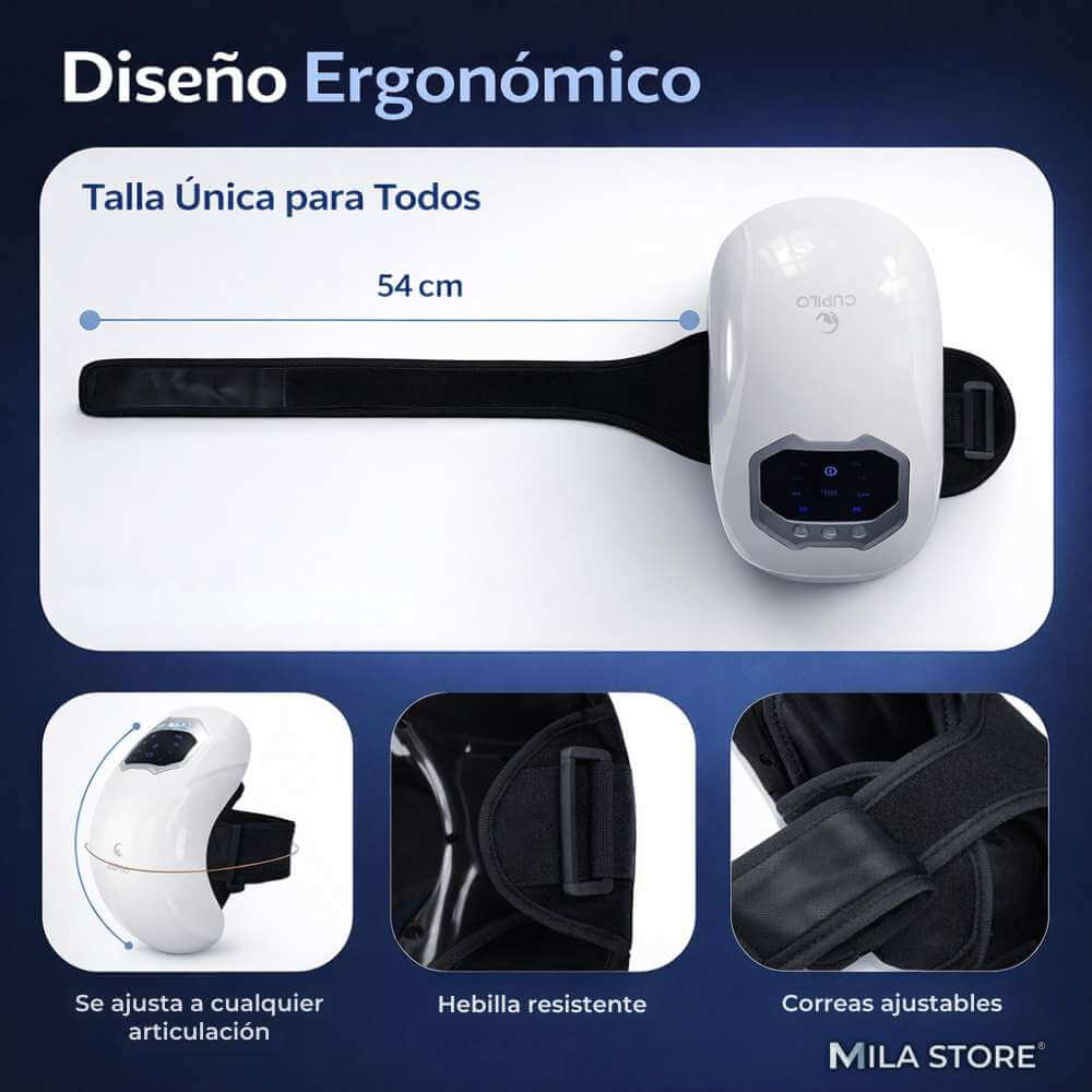 KneoCare™ - Masajeador de rodilla con terapia infrarroja, calor y vibración