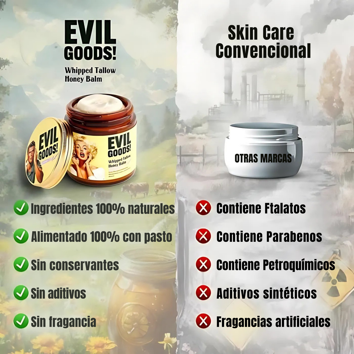 Bálsamo de Miel y Sebo de Res Anti-Envejecimiento - EVIL GOODS™
