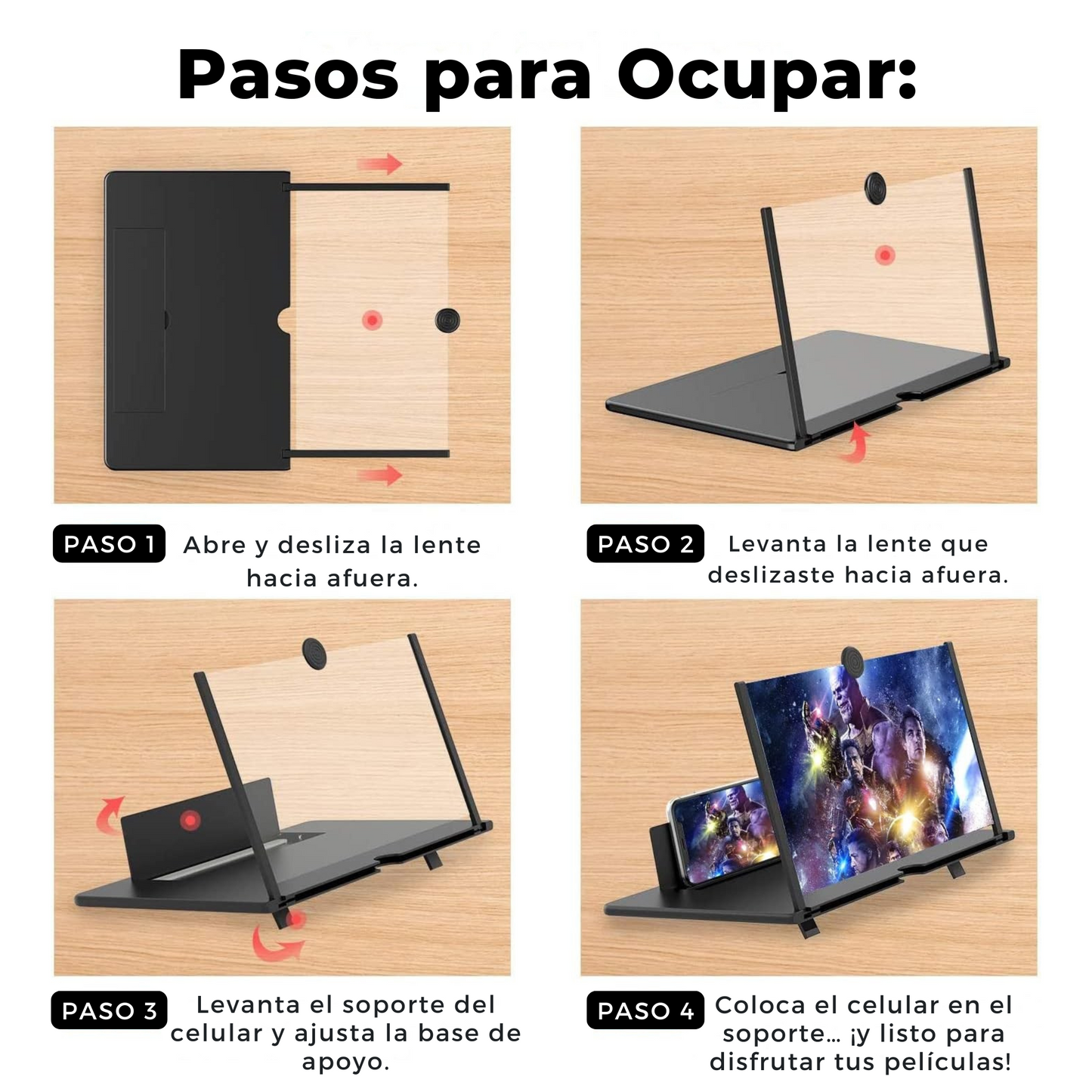 Amplificador de Pantalla HD 3D de 14”