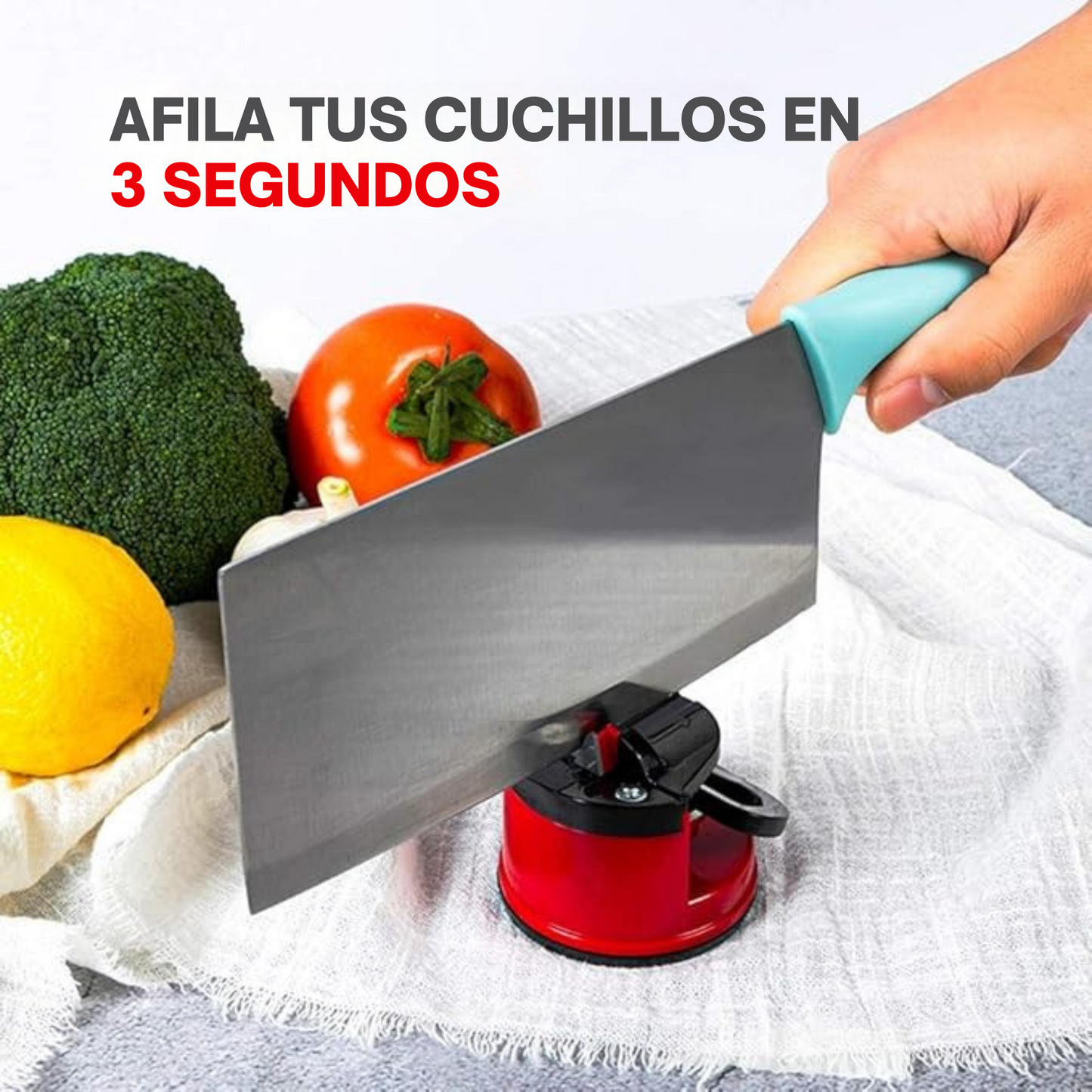 Afilador Manual con Ventosa - SharpEz™