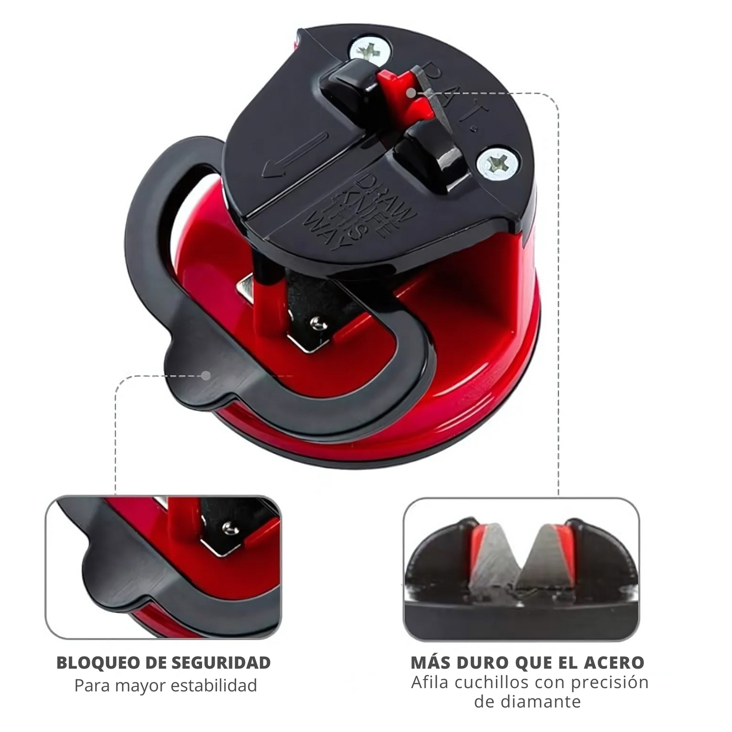 Afilador Manual con Ventosa - SharpEz™