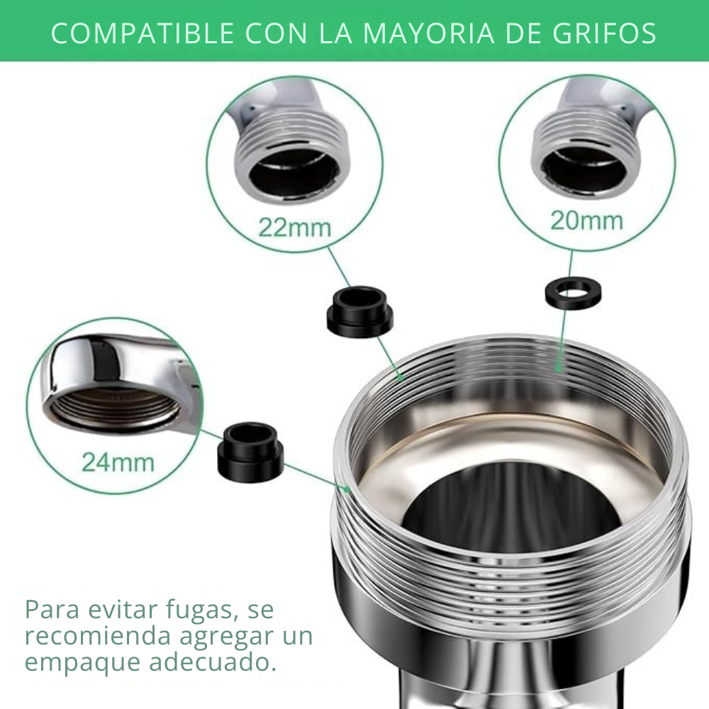 Extensor de Grifo 1080° - HydroFlex™