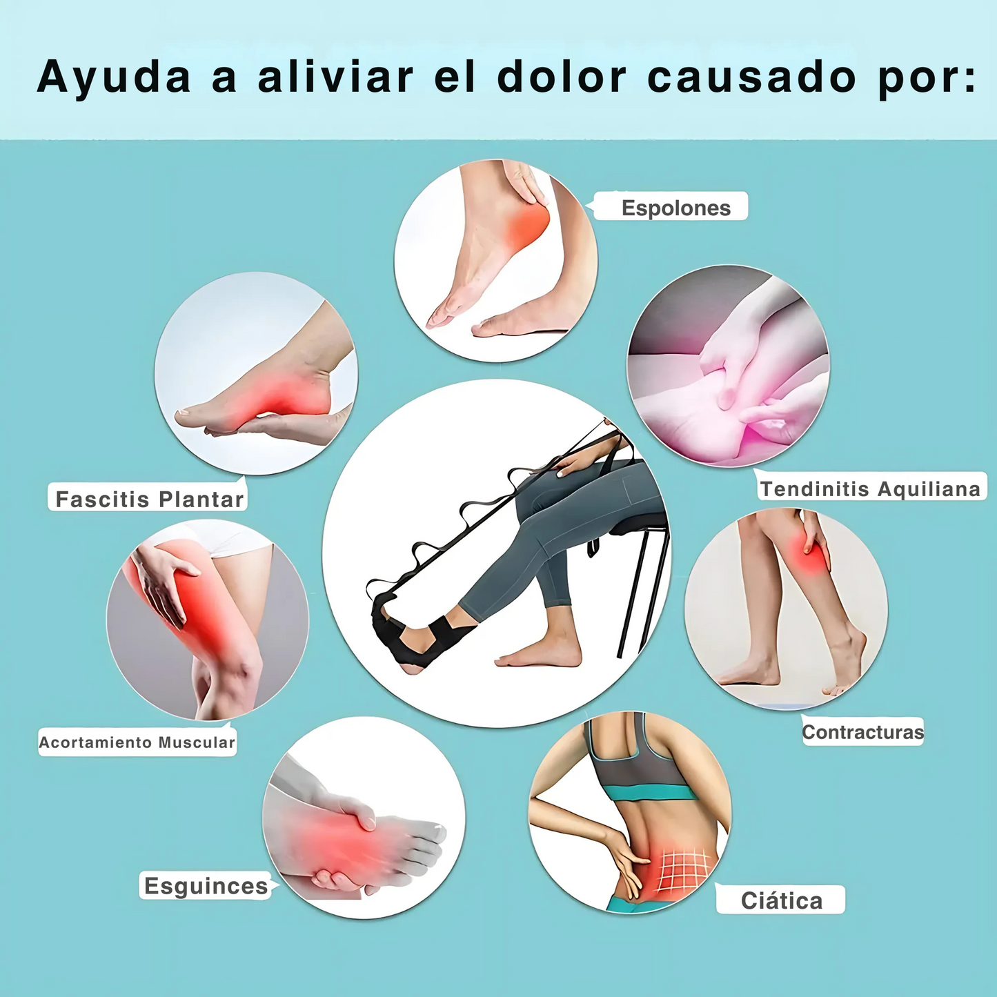 Correa Elástica de Estiramiento con 8 Niveles de Tensión - EasyFlex™