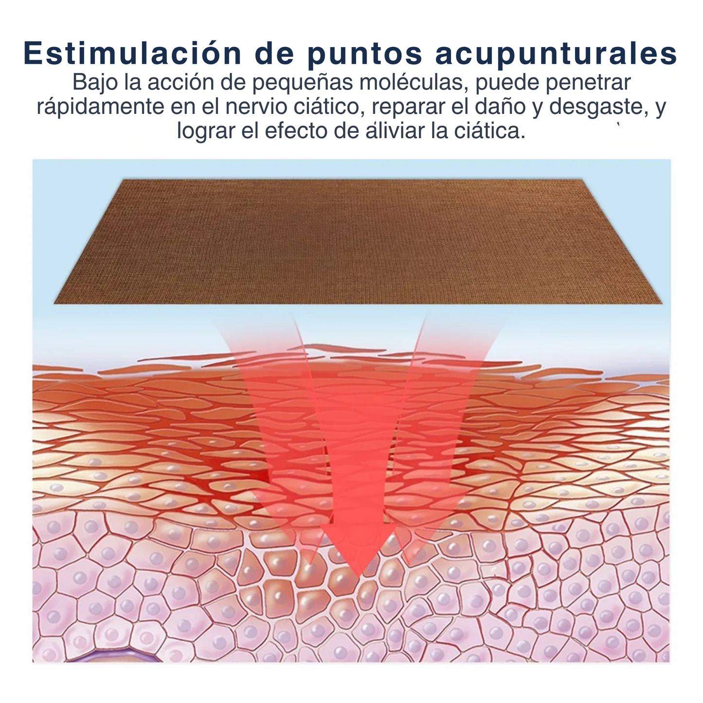 Parches para el Alivio del Dolor de Ciática - One Depot™ (8 Pcs)