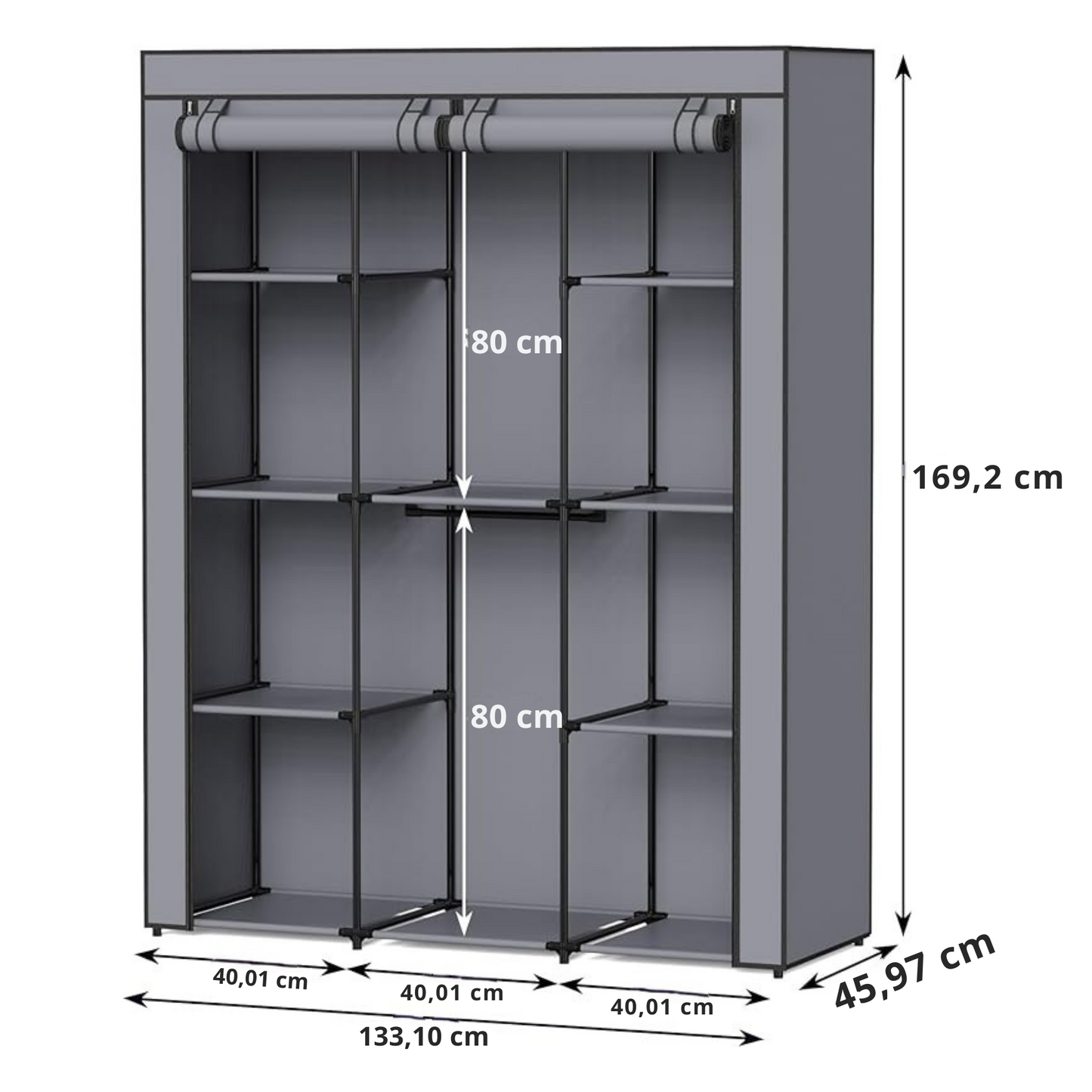 ClosetMax™ – Tu Armario Portátil Todo en Uno