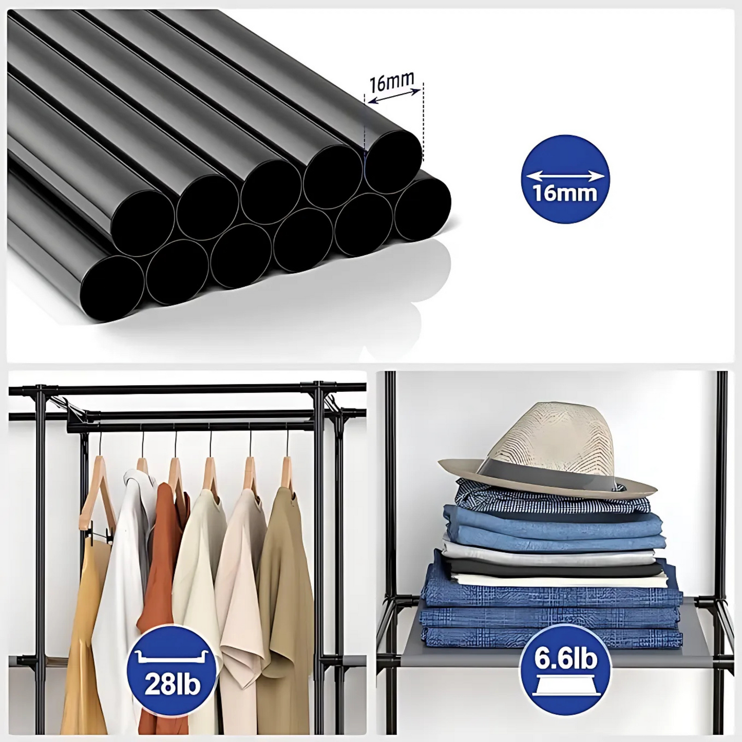 ClosetMax™ – Tu Armario Portátil Todo en Uno