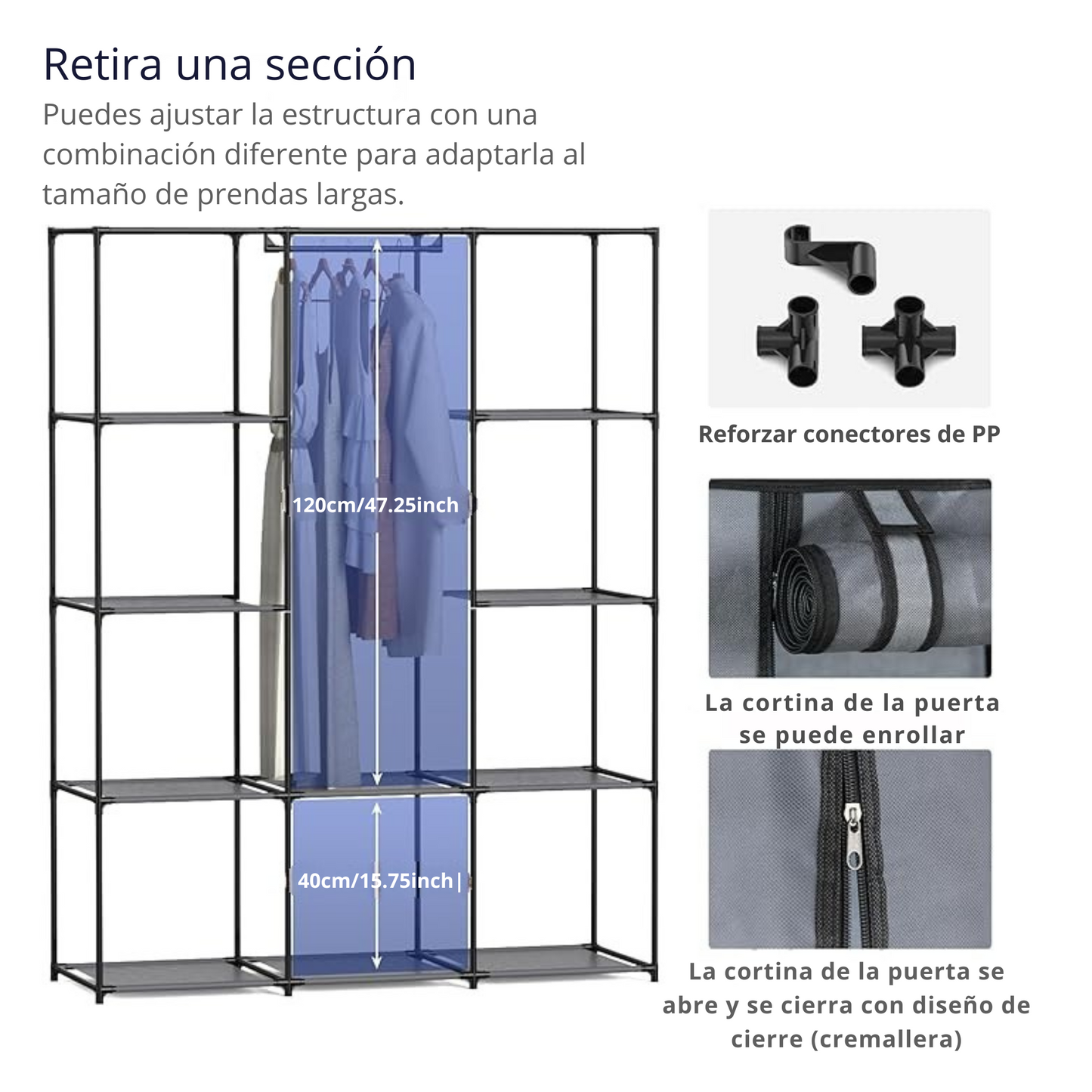 ClosetMax™ – Tu Armario Portátil Todo en Uno
