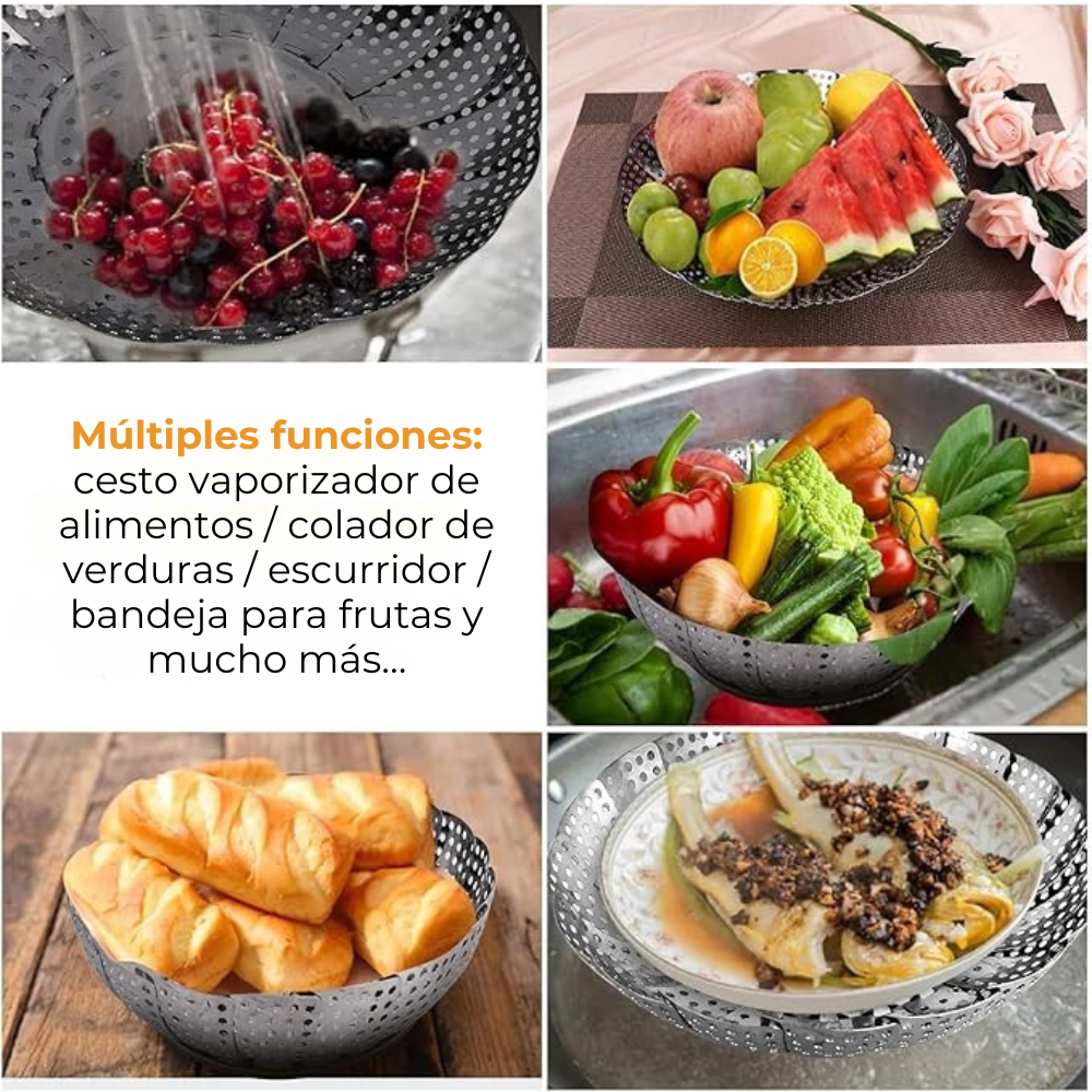 Vaporera Profesional - ChefVapor™ + Ebook “15 recetas chilenas al vapor con ChefVapor™”
