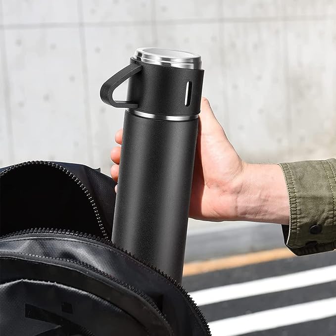 Set Termo + 3 Tazas Premium: ThermoFlow™