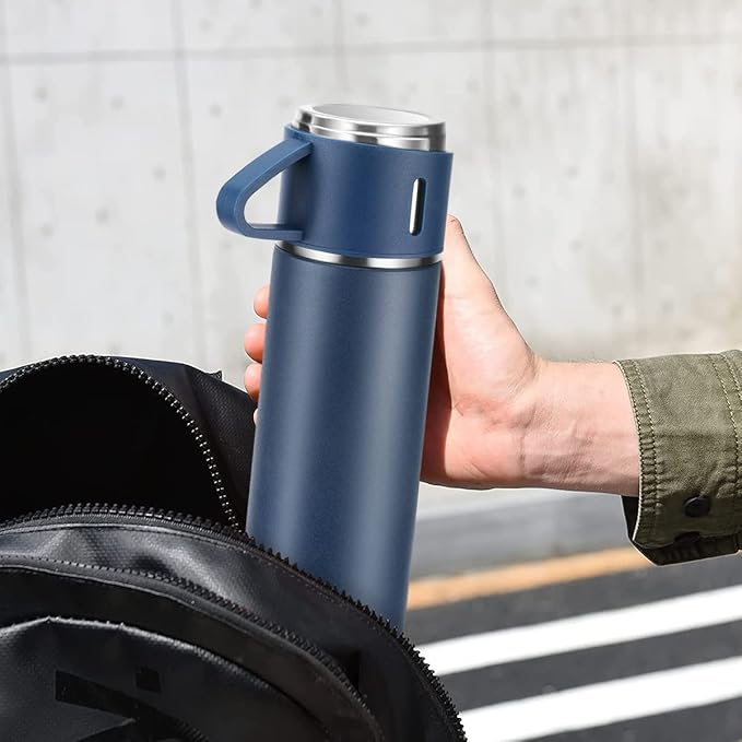 Set Termo + 3 Tazas Premium: ThermoFlow™
