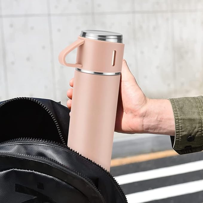Set Termo + 3 Tazas Premium: ThermoFlow™