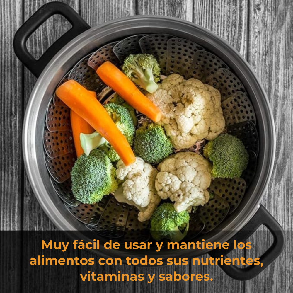 Vaporera Profesional - ChefVapor™ + Ebook “15 recetas chilenas al vapor con ChefVapor™”