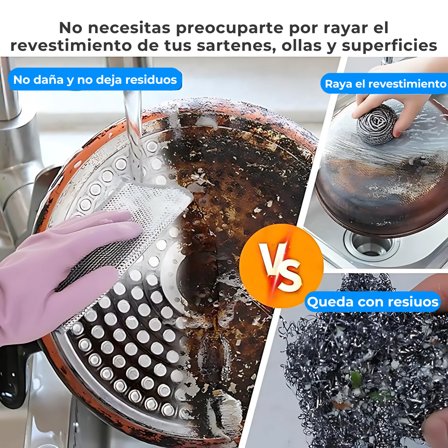 Kit de Paños de Alambre (Aluminio) X5 Piezas
