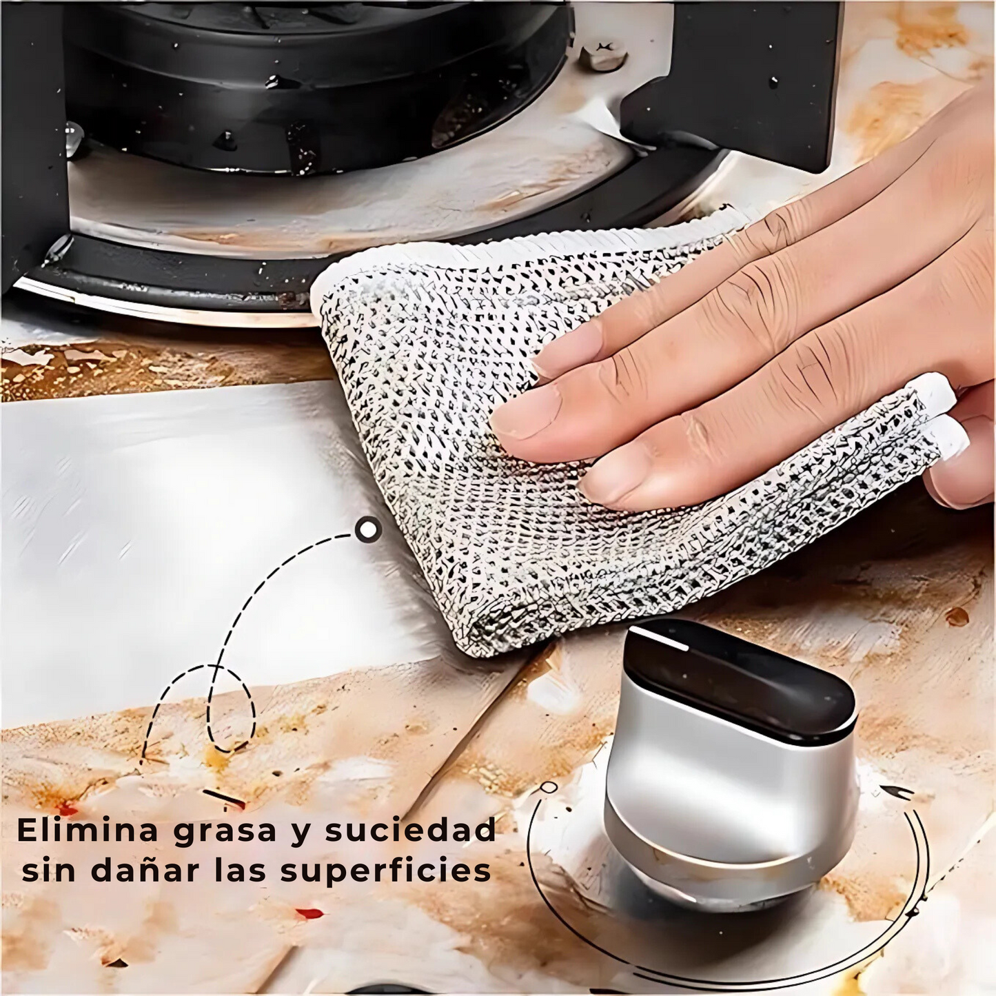 Kit de Paños de Alambre (Aluminio) X5 Piezas