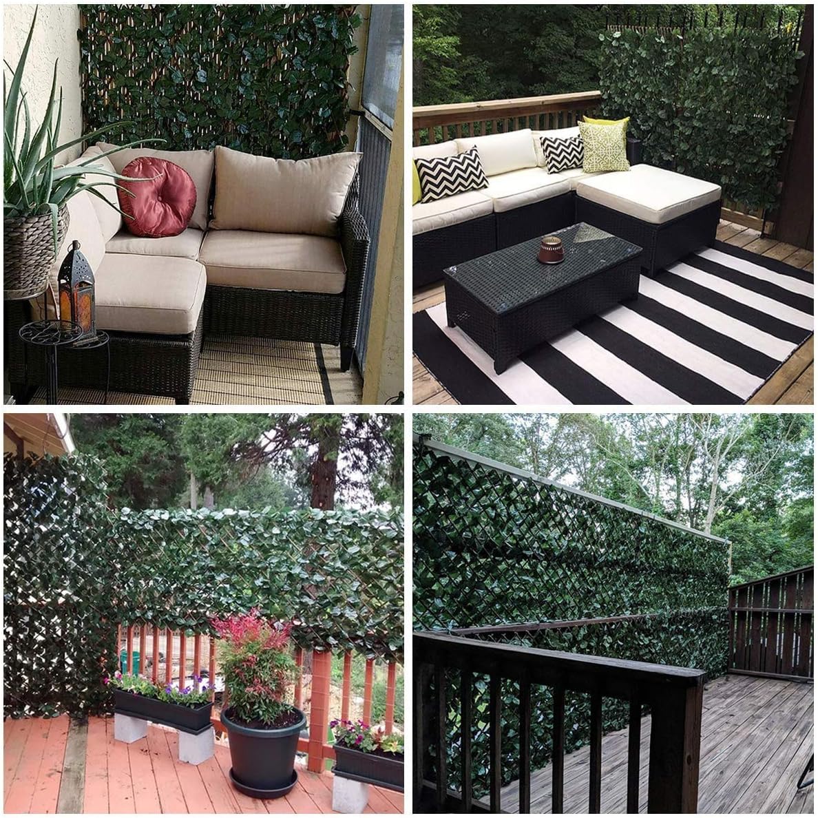 GreenWall™ – Valla de Plantas Artificial Expandible de 2.6 Metros