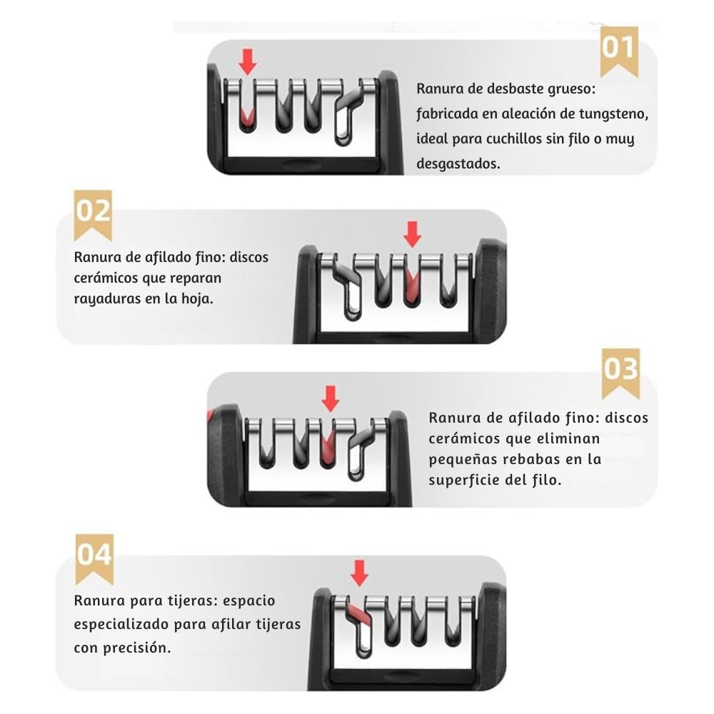 Afilador Profesional 3 en 1 - Sharphy™