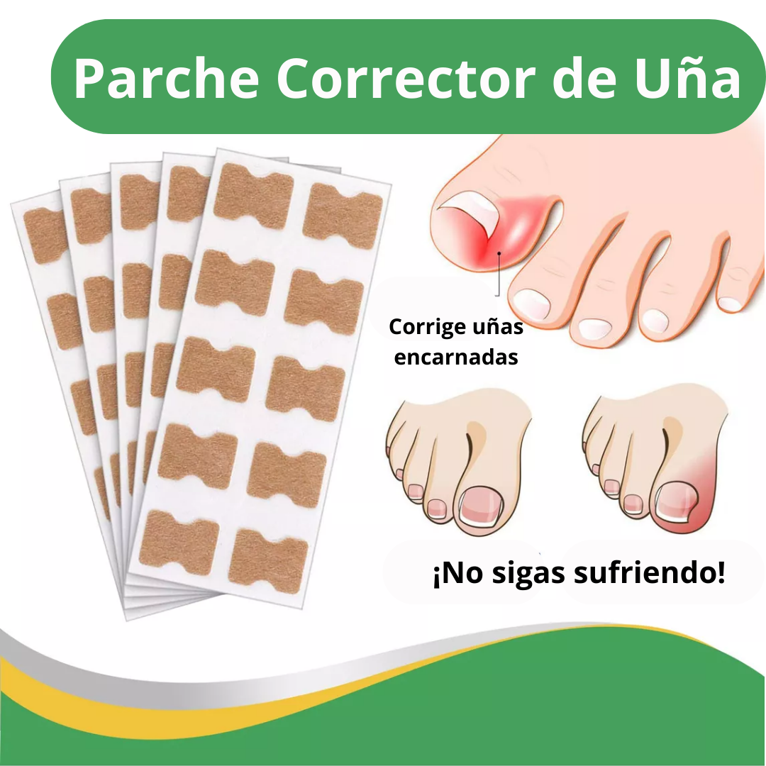 50 Parches Correctores Uñas