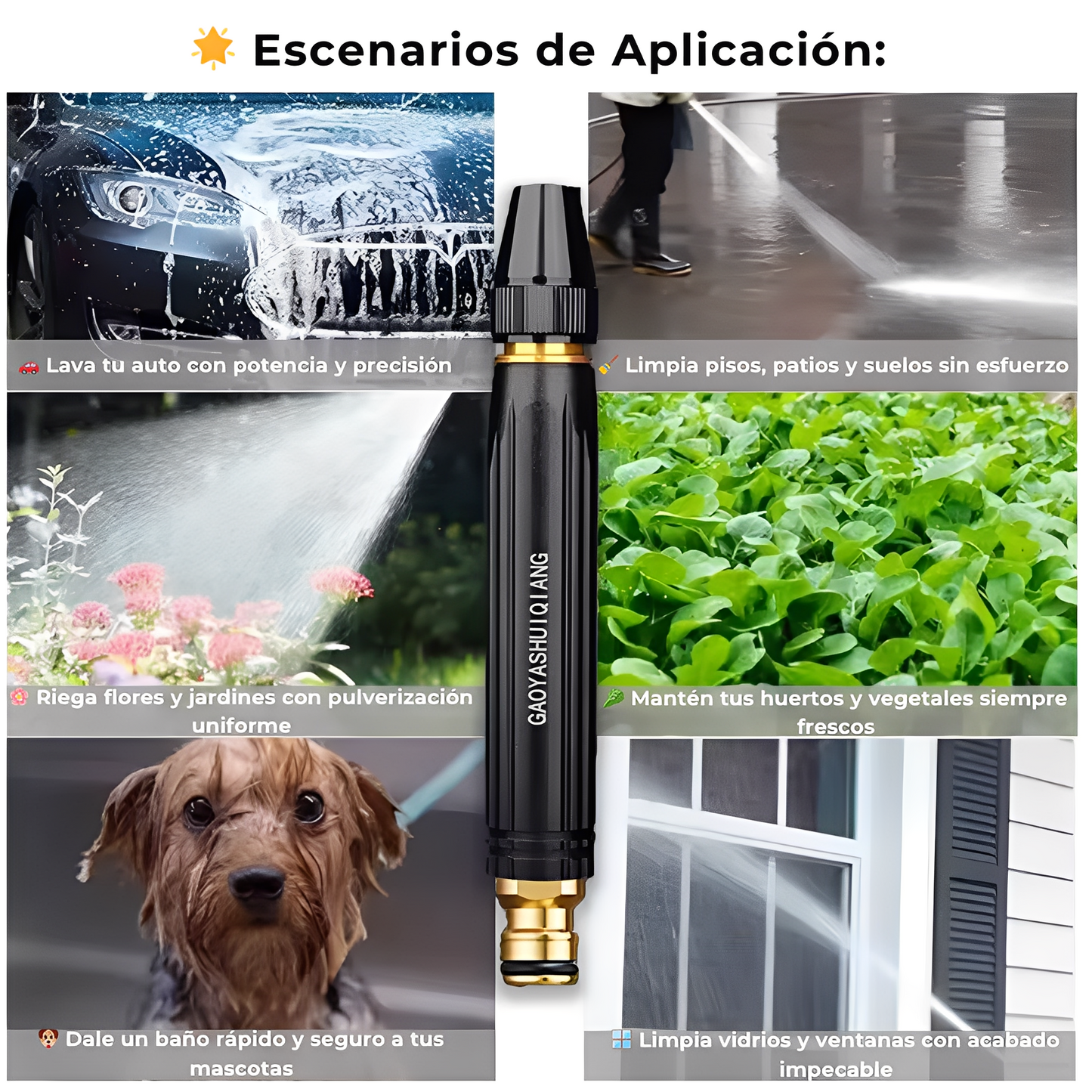 HydroForce™ – El Multiplicador que Da Potencia de Hidrolavadora a Tu Manguera
