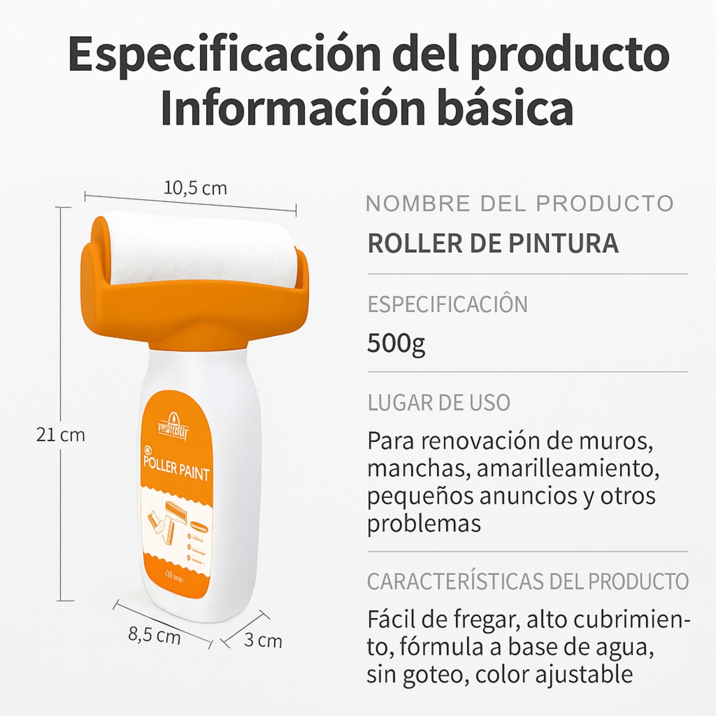 Rodillo Mágico Para Reparar Paredes - EasyWall™