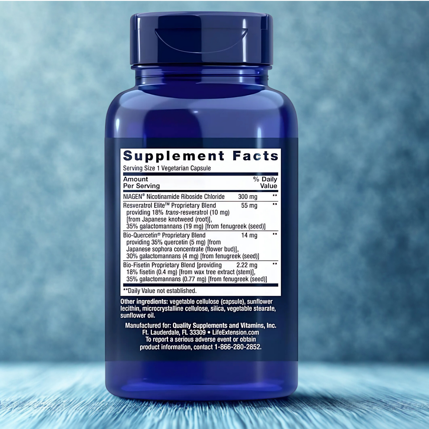 Life Extension™ NAD⁺ + Resveratrol Elite