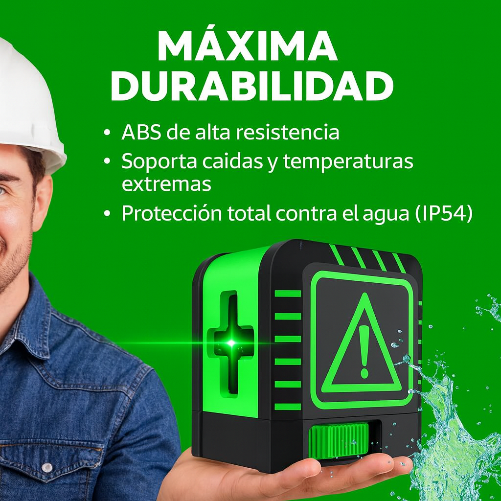 LaserPro™ Nivelador Láser Portátil Inteligente – Precisión en construcción