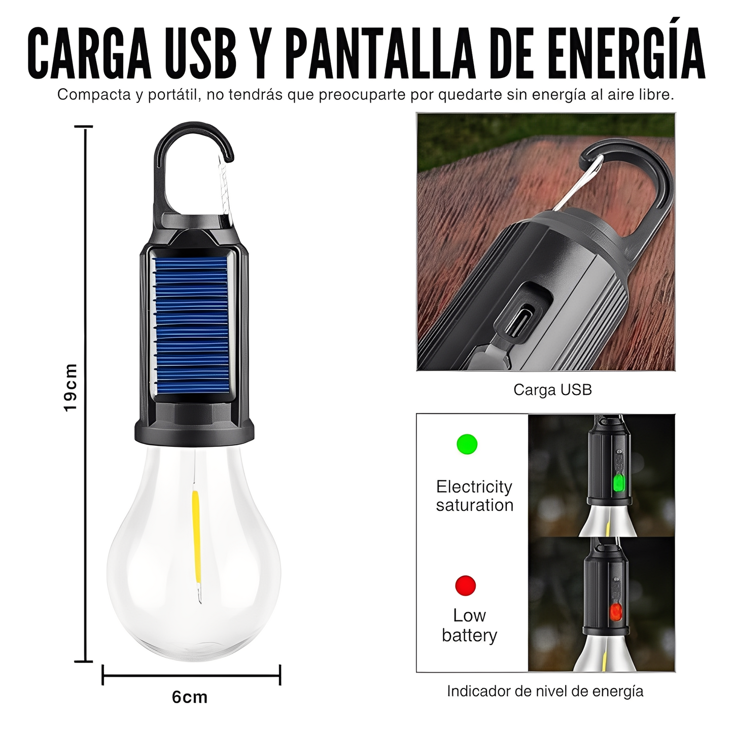 2x1 SolarBulb™: la Ampolleta Solar LED