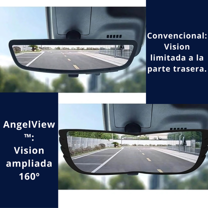 Espejo Retrovisor Gran Angular para tu Auto - AngelView™